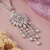 Silver Toned Mix Cut Diamond Necklace
