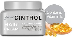 Cinthol Hair Styling Cream, Natural Shine - 50g