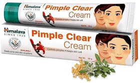 Himalaya Pimple Clear Cream Keeps Skin Soft Controls Pimple (20 gm)