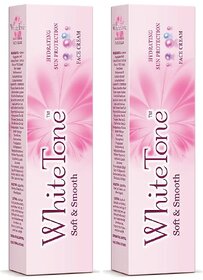 White Tone Soft  Smooth Face Cream - 25gm (Pack Of 2)