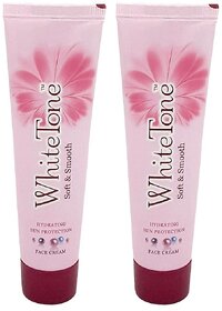 White Tone Hydrating Sun Protection Face Cream - Pack Of 2 (25g)