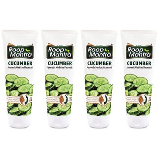                       Roop Mantra Cucumber Face Wash - 100ml (Pack Of 4)                                              