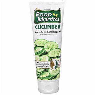 Roop Mantra Cucumber Herbal With Neem and Aloe Vera Face Wash (100ml) Roop Mantra Cucumber Herbal With Neem and Aloe Vera Face Wash (100ml)