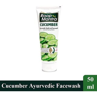 Roop Mantra Cucumber Herbal FaceWash - Pack Of 1 (50ml) Roop Mantra Cucumber Herbal FaceWash - Pack Of 1 (50ml)