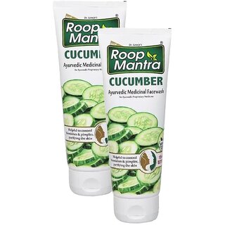                       Roop Mantra Cucumber Herbal FaceWash - Pack Of 2 (50ml)                                              