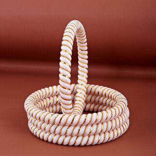                       Lucky Jewellery Bengali Bangle in White Color 4 Pcs. Bangles set for Women (263-J1BG-1870-W4-22)                                              