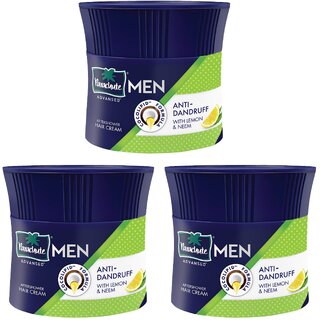                       Parachute Men Advansed Anti Dandruff Hair Cream - 100g (Pack Of 3)                                              