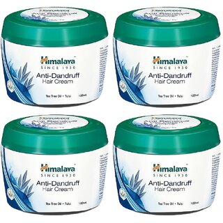                       Himalaya Anti Dandruff Hair Cream - 100ml (Pack Of 4)                                              