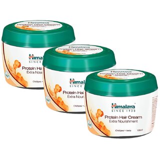 Himalaya Extra Nourishment Hair Cream - Pack Of 3 (100ml) Himalaya Extra Nourishment Hair Cream - Pack Of 3 (100ml)