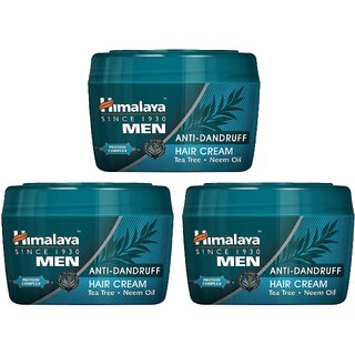                       Himalaya Men Anti-Dandruff Hair Cream - 100g (Pack Of 3)                                              