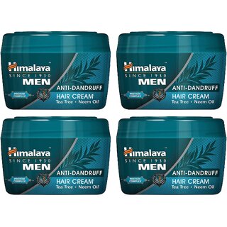 Himalaya Men Anti-Dandruff Hair Cream - 100g (Pack Of 4)