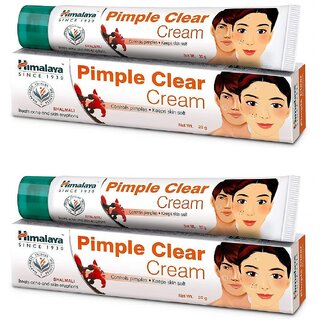                       Himalaya Pimple Clear Controls Pimples Cream - 20g (Pack Of 2)                                              