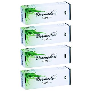                       Dermadew Aloe Moisturising Cream - 50g (Pack Of 4)                                              