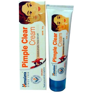 Himalaya Pimple Clear Cream Controls Pimple Keeps Skin Soft - 20gm