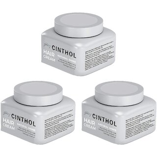                       Godrej Cinthol Hair Natural Shine Cream - Pack Of 3 (50gm)                                              