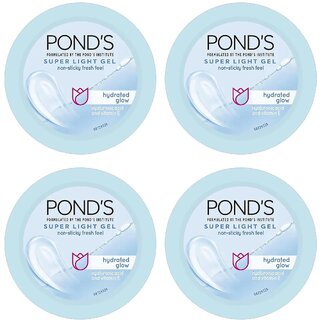 Ponds Super Light Moisturiser Gel - 25g (Pack Of 4) Ponds Super Light Moisturiser Gel - 25g (Pack Of 4)