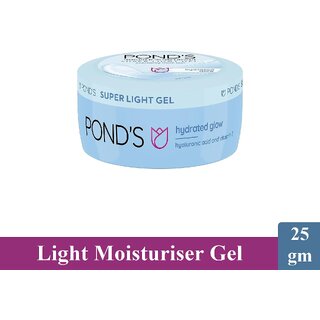                       Ponds Super Light with Hyaluronic Acid + Vitamin E Gel (25gm)                                              