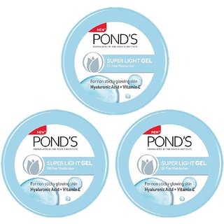                       Ponds Super Light Moisturiser Gel - 73g (Pack Of 3)                                              