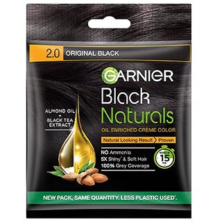 Garnier Black Naturals Original Black Creme Hair Color - 40ml Garnier Black Naturals Original Black Creme Hair Color - 40ml