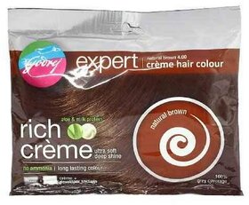 Godrej Natural Brown 4.0 Creme Hair Colour - 20g+20ml