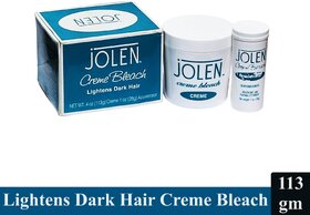 Jolen Lightens Dark Creme Bleach Hair - Pack Of 1 (113g)