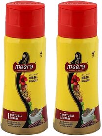 Meera Herbal Hair Wash Powder - 120g (Pack Of 2)