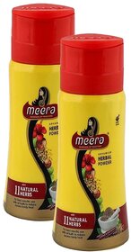 Meera Herbal Hair Wash Powder - Pack Of 2 (120g)