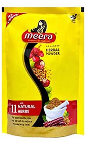 Meera Herbal with Herbs Hairwash Powder - 80gm