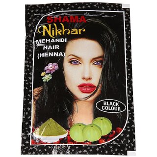                       Shama Nikhar Mehandi Henna Black Colour Hair - 45g                                              