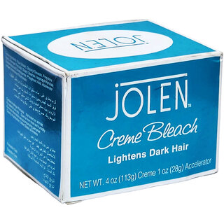 Jolen Creme Bleach Lightens Dark Hair - 113g