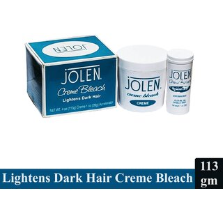 Jolen Lightens Dark Creme Bleach Hair - Pack Of 1 (113g)