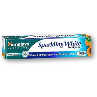                       Himalaya Personal Care Himalaya Sparkling White Papaya  Pineapple Enzyme Toothpaste ( Pack of 2 ) 150gm                                              