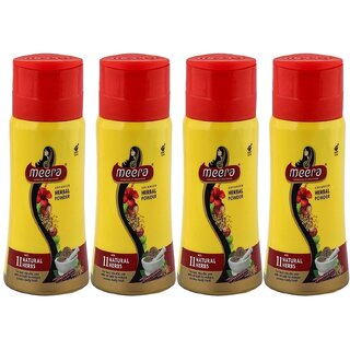 Meera Herbal Hair Wash Powder - 120g (Pack Of 4)