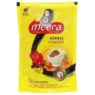                       Meera Herbal Hair Washing Powder - 40g                                              