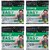 Indica Easy Natural Black Shampoo Based Hair Colour - 18ml (Pack Of 4)