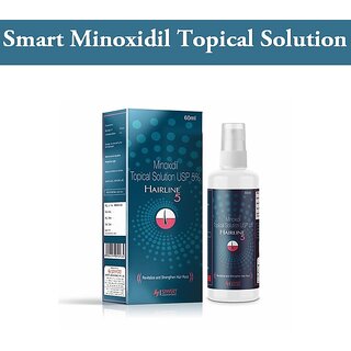                       Topical Solution USP 5% Smart Hair Regrowth - 60ml                                              
