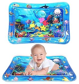 Thriftkart Baby Kids Water Play Mat Toys Inflatable Tummy Time Leakproof Water Play Mat Fun Activity Play Center Indoor and Outdoor Water Play Mat for Baby