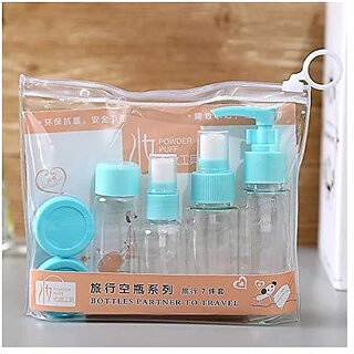                       Thriftkart Plastic Portable Travel Cosmetics Bottles Plastic Pressing Spray Bottle for Makeup Cosmetic Toiletries Liquid Containers Bottles                                              