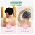 Thriftkart Silicone Massage Bath Brush Hair Scalp & Bathing Brush Scrubber Cleaner & Massager Brushes For Cleaning Body Shampoo Soap Dispenser For Men & Women (Multicolor Pack of 1)