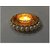 Thriftkart Hand Made Pearl Beads Round Diya T Light Holder Diyas for Diwali Festival & Home Decor(Set of 2)