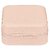 Thriftkart Pu Leather Small Jewelry Box Travel Portable Jewelry Case For Ring Pendant Earring Necklace Bracelet Organizer Storage Holder Boxes (Pink)