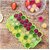 Thriftkart- Silicone Honeycomb Ice Cube Tray - 37 Cavity Ice Maker Mold (Multi Color Pack of 1)