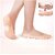Thriftkart Silicone Full Legth Heel Pad Socks For Heel Swelling Pain Relief Dry Hard Cracked Heels Repair Foot Care Ankle Support (Beige)