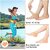Thriftkart Silicone Half Legth Heel Pad Socks For Heel Swelling Pain Relief Dry Hard Cracked Heels Repair Foot Care Ankle Support (Beige)