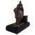Spherulemuster Metal Antique Budha Pen Stand Monk Decorative for Home Decor (Brown 15 x 7.5 x 17cm)