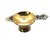 Spherulemuster Brass Handmade Metal Design Pooja Ghanti with Deepak and Diya Bati | Set of Pooja Ghanti with Deepak and Diya Bati