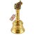 Spherulemuster Brass Nandi Face Bell/ Ghanti for Pooja Worship | Puja Ghanti Bell for Home Pooja (Gold)