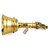 Spherulemuster Brass Nandi Face Bell/ Ghanti for Pooja Worship | Puja Ghanti Bell for Home Pooja (Gold)