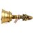 Spherulemuster Brass Hanuman Face Bell/ Ghanti for Worship Pooja (Gold)