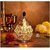 Spherulemuster Brass Crystal Matki Diya||Glass Diya||Table Lamp||Oil Lamp|| for Pooja Home Decorative